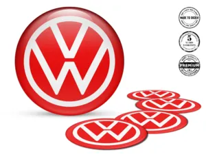 VW Epoxy Dome Sticker Logo Harzfelgen-Aufkleber